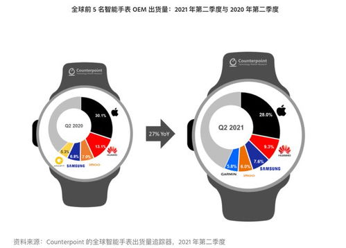 最新全球智能手表市場top5 小天才排名亮了